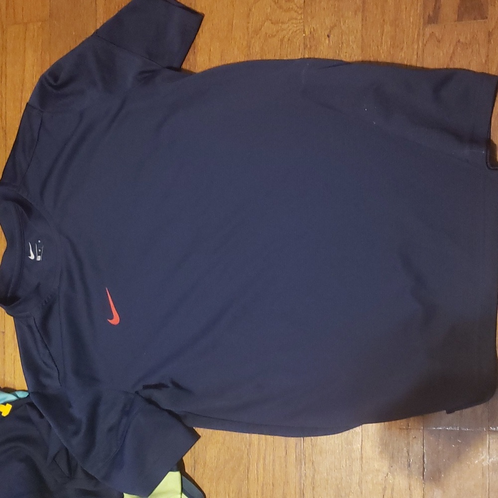 Blue nike shirt